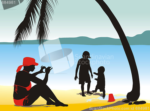 Image of Photo on the beach
