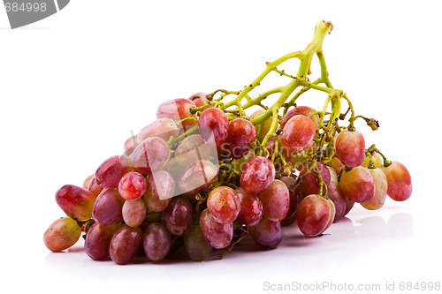 Image of Grapes isolated on white background