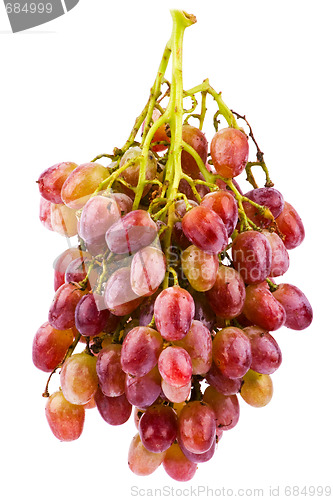 Image of Grapes isolated on white background