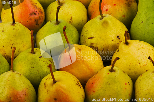 Image of Background from yellow and green pears
