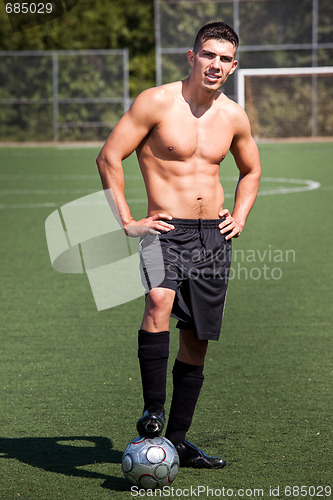 Image of Hispanic soccer or football player