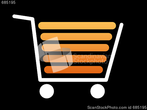 Image of Shopping Cart White