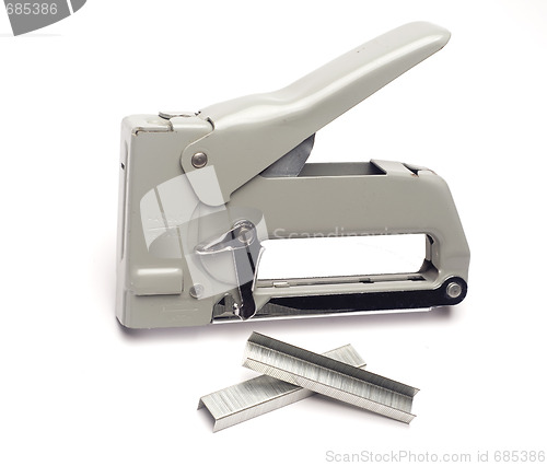 Image of staple gun with staples