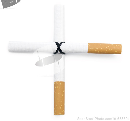 Image of cigarette cross