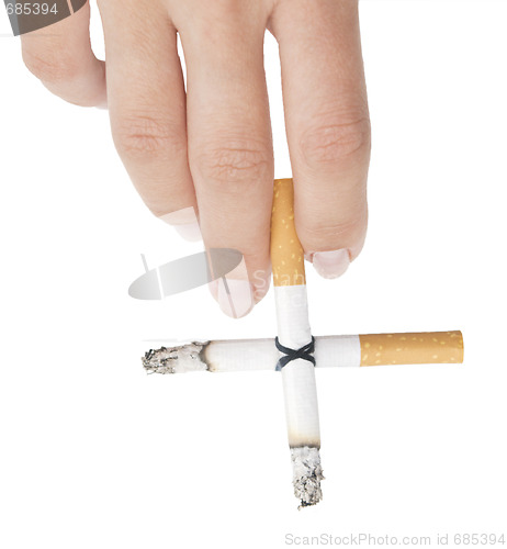 Image of cigarette cross
