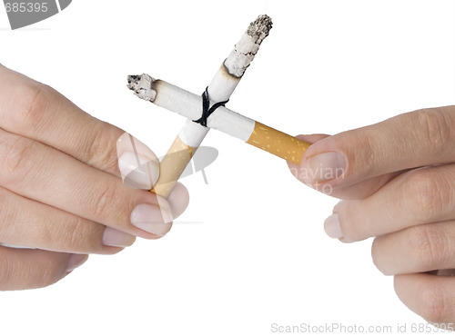 Image of cigarette cross