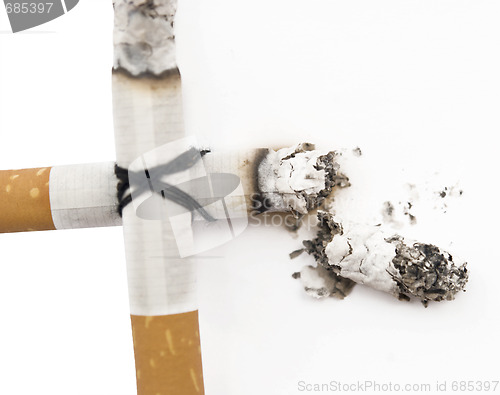 Image of cigarette cross