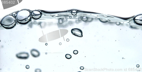 Image of wave and bubbles