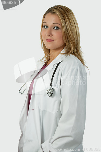 Image of Pretty blond doctor