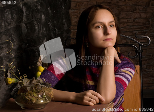 Image of Lonely girl