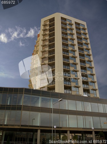 Image of modern apartment building