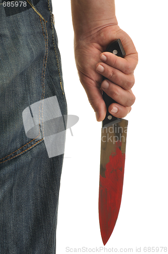 Image of Hand with Knife