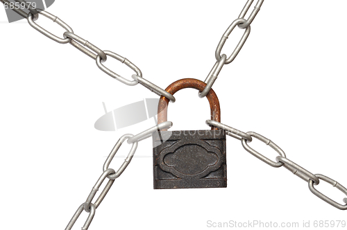 Image of Padlock and Chain
