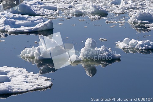 Image of Ice and reflections