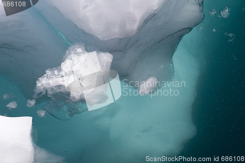 Image of Iceberg below water surface