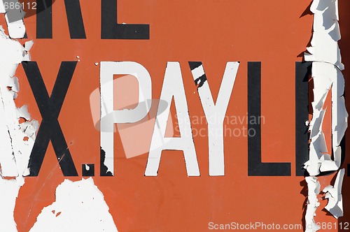 Image of PAY text