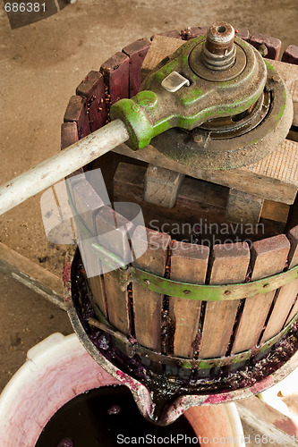 Image of wine press