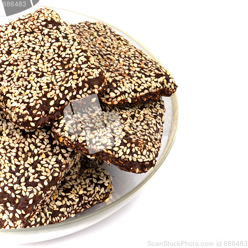 Image of cookies with sesame seeds