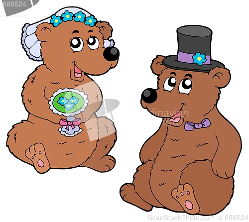 Image of Bear wedding