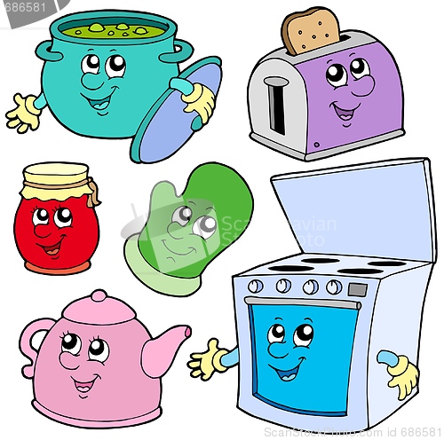 Image of Kitchen cartoons