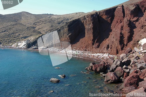 Image of Red beach in Santorini