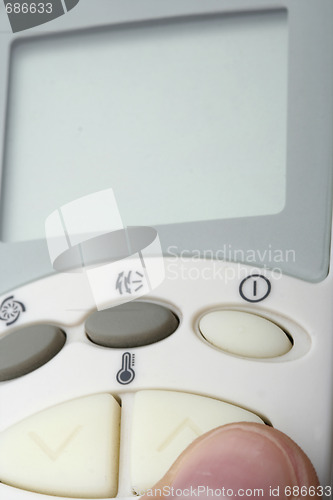 Image of Remote buttons.