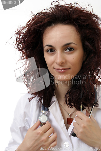 Image of Doctor with stethoscope 