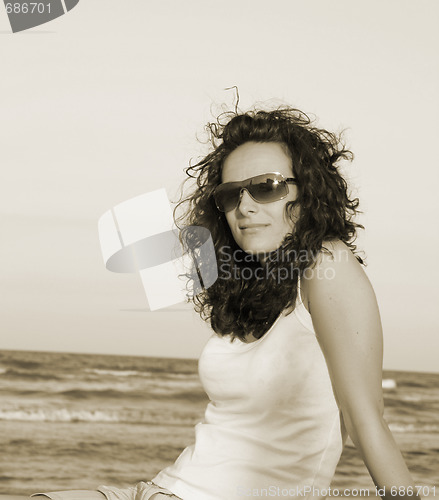 Image of Girl on the beach