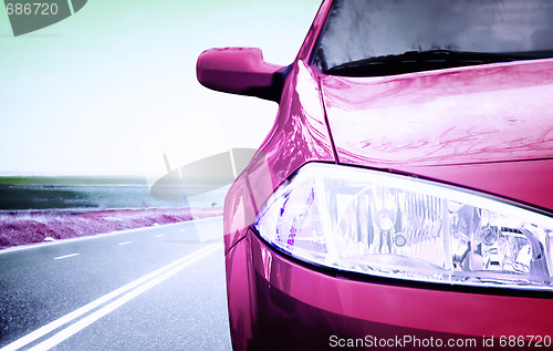 Image of Car on the road.