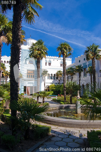 Image of Dyulber palace in Gaspra, Crimea