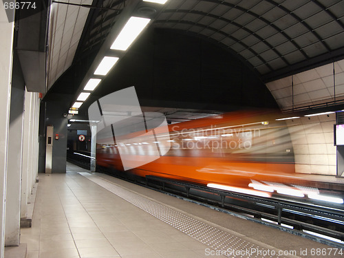 Image of Subway train