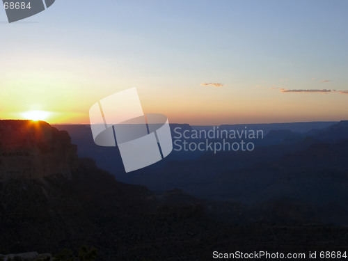 Image of Grand Canyon at sunset