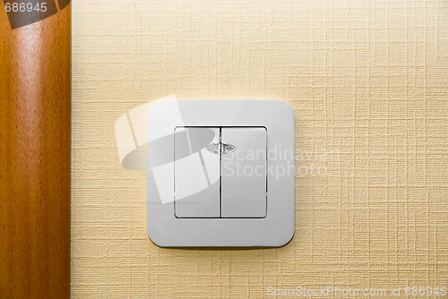 Image of Electrical light wall switch