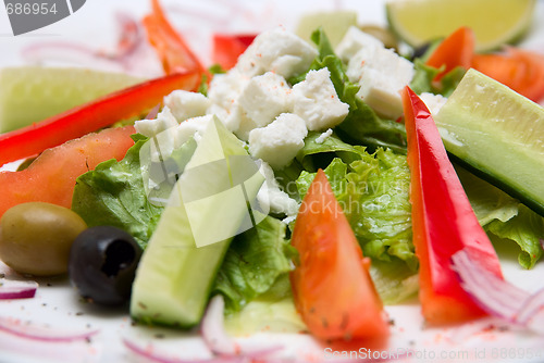 Image of Close-up of Appetizing salad