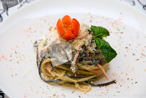 Image of Salad with spaghetti