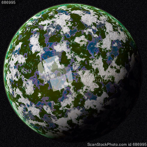 Image of Green  planet