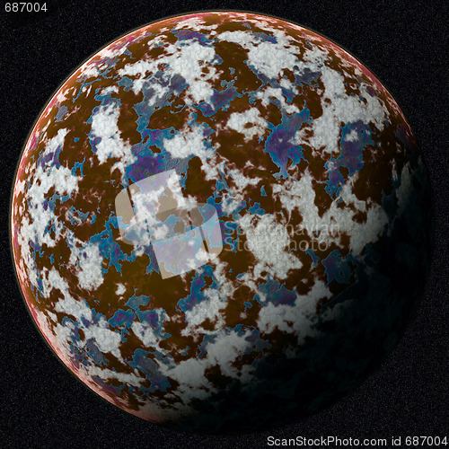 Image of Orange planet