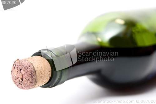 Image of bottle of red  wine