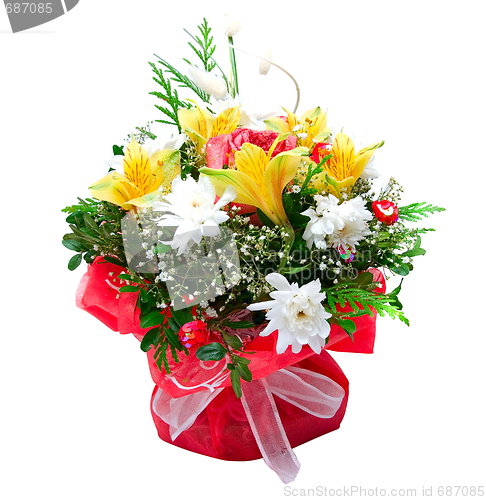 Image of wedding bunch of flowers