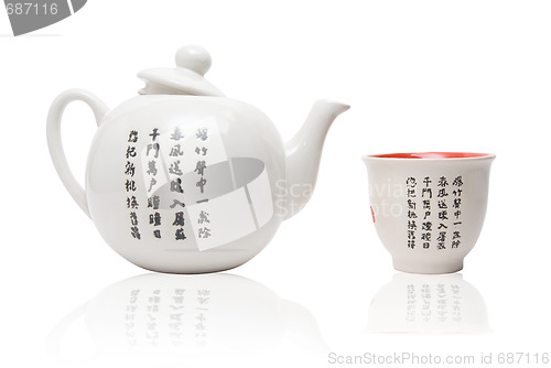 Image of Tea-things in asian style