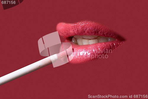 Image of painting  lips