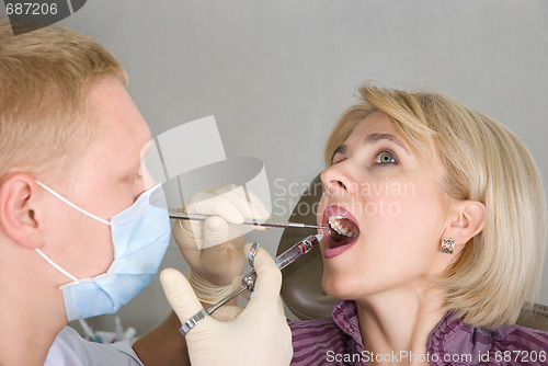 Image of At the dentist