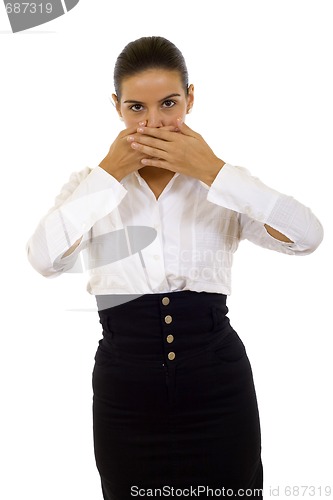 Image of Speak No Evil pose