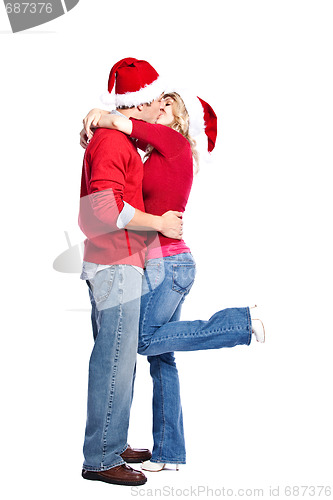 Image of Happy christmas couple