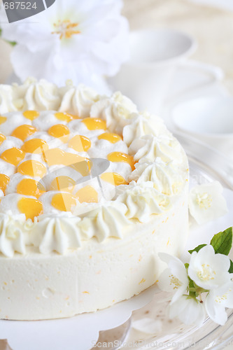 Image of Yogurt cake with oranges