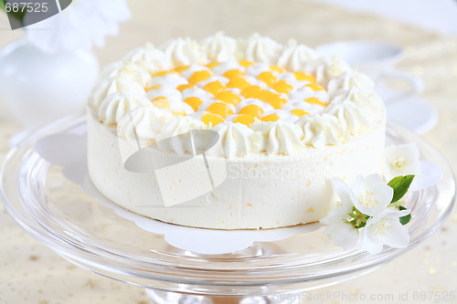 Image of Yogurt cake with oranges