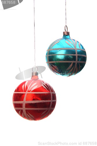 Image of vintage christmas balls