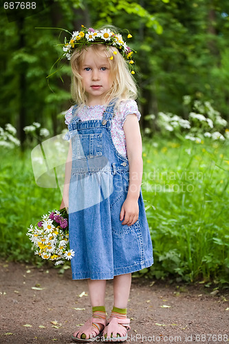 Image of little girl portrait