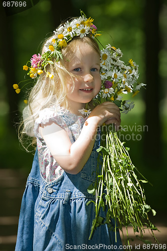 Image of Portrait of the little girl