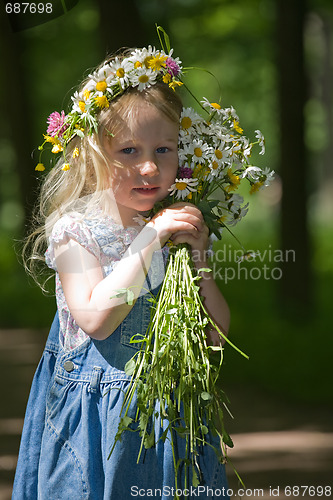 Image of Portrait of the little girl